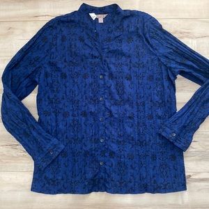 White Stag Womens XL Button Down Blouse